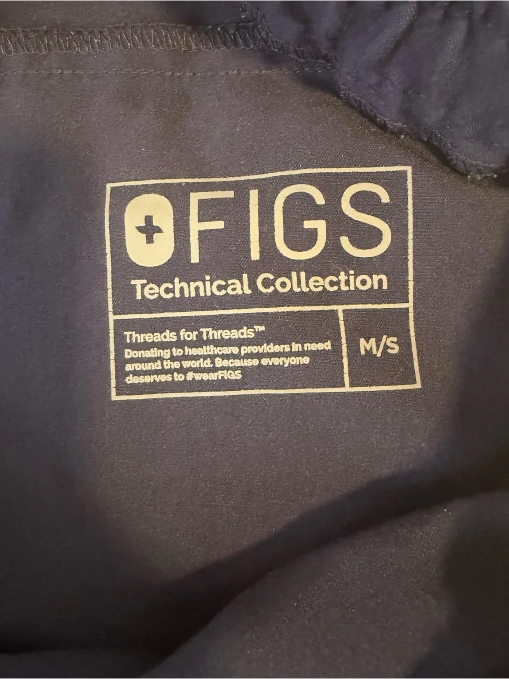 Figs Tansen Navy Blue Joggers Medium Short